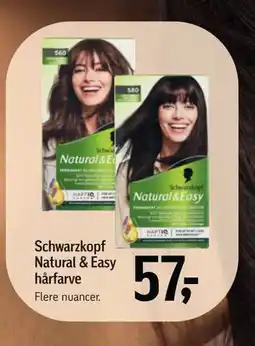 Føtex Schwarzkopf Natural & Easy hårfarve tilbud