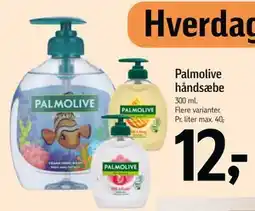Føtex Palmolive håndsæbe tilbud