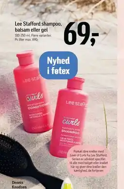 Føtex Lee Stafford shampoo, balsam eller gel tilbud