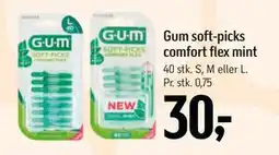 Føtex Gum soft-picks comfort flex mint tilbud