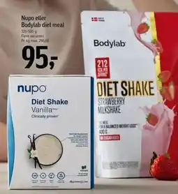 Føtex Nupo eller Bodylab diet meal tilbud