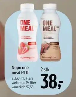 Føtex Nupo one meal RTD tilbud