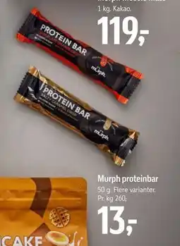 Føtex Murph proteinbar tilbud