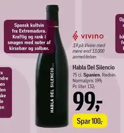 Føtex Habla Del Silencio tilbud