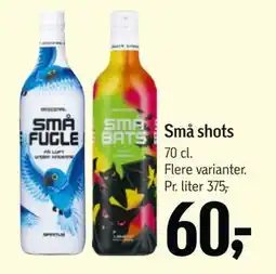 Føtex Små shots tilbud