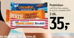 Føtex Proteinbars tilbud