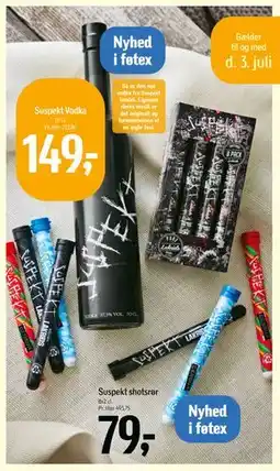 Føtex Suspekt Vodka tilbud