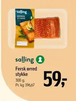 Føtex Fersk ørred stykke tilbud