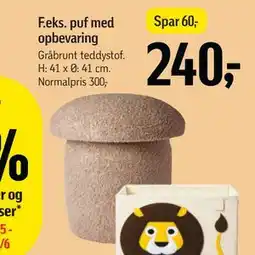 Føtex puf med opbevaring tilbud