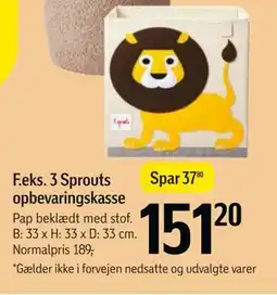 3 Sprouts opbevaringskasse