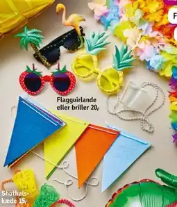 Flagguirlande eller briller