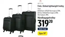 Føtex Global lightweight trolley tilbud