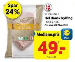 Lidl Hel dansk kylling tilbud