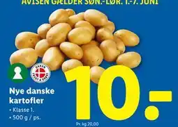 Lidl Nye danske kartofler tilbud