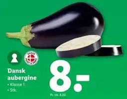 Lidl Dansk aubergine tilbud