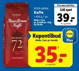 Lidl Kaffe tilbud