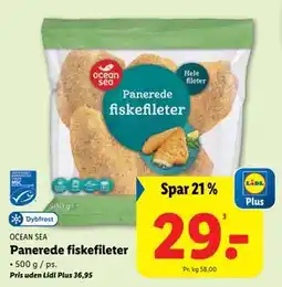 Lidl Panerede fiskefileter tilbud