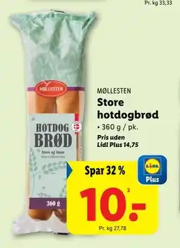 Lidl Store hotdogbrød tilbud