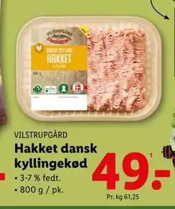 Lidl Hakket dansk kyllingekød tilbud