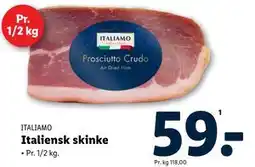 Lidl Italiensk skinke tilbud