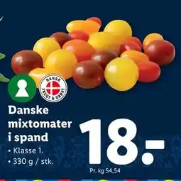 Lidl Danske mixtomater i spand tilbud