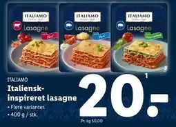 Lidl Italiensk-inspireret lasagne tilbud