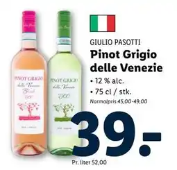 Lidl Pinot Grigio delle Venezie tilbud