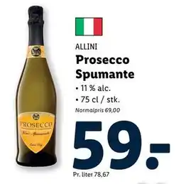 Lidl Prosecco Spumante tilbud