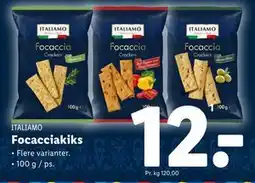 Lidl Focacciakiks tilbud
