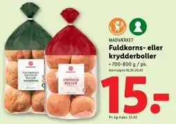 Fuldkorns- eller krydderboller