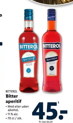 Lidl Bitter aperitif tilbud
