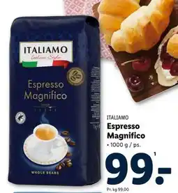 Lidl Espresso Magnifico tilbud