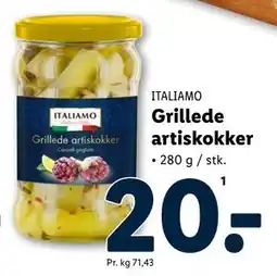 Lidl Grillede artiskokker tilbud