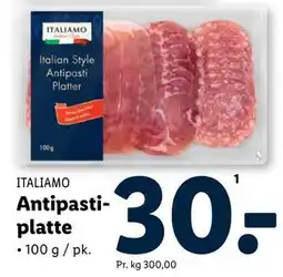 Lidl Antipastiplatte tilbud