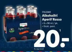 Lidl Alkoholfri Aperif Rosso tilbud