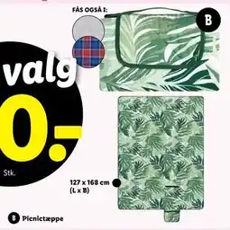 Lidl Picnictæppe tilbud