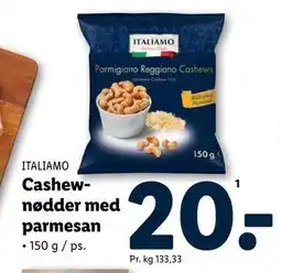 Lidl Cashewnødder med parmesan tilbud