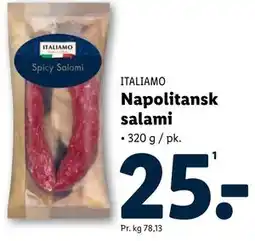 Lidl Napolitansk salami tilbud