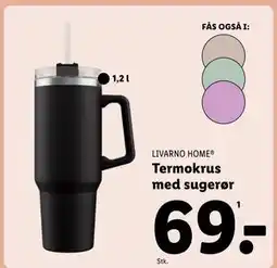 Lidl Termokrus med sugerør tilbud