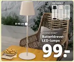 Lidl Batteridrevet LED-lampe tilbud