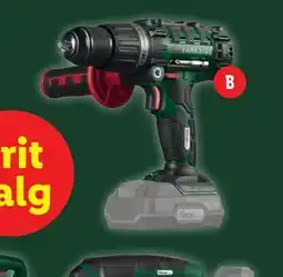Lidl 3i1 slagbore- og skruemaskine 20 V tilbud