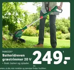 Lidl Batteridreven græstrimmer 20 V tilbud