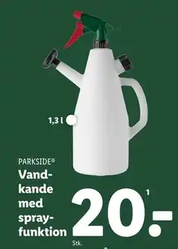 Lidl Vandkande med sprayfunktion tilbud