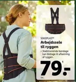 Lidl Arbejdssele til ryggen tilbud
