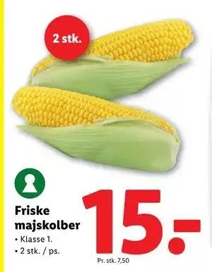Lidl Friske majskolber tilbud