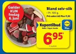 Lidl Bland selv-slik tilbud