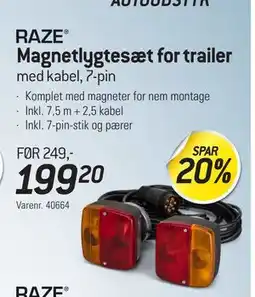 Thansen Magnetlygtesæt for trailer tilbud