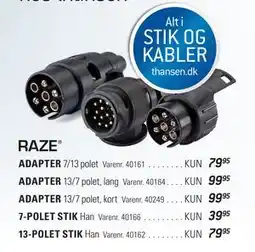 Thansen 7-POLET STIK tilbud