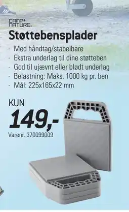 Thansen Støttebensplader tilbud