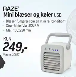 Thansen Mini blæser og køler tilbud